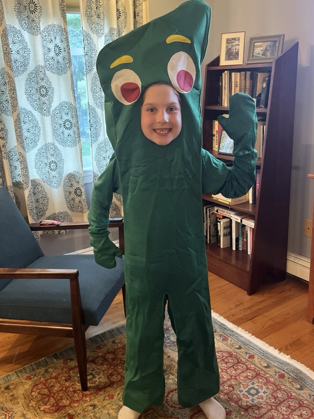 Rasta Imposta Open Faced Gumby Costume, size 7-10